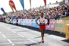Mo Farah after winning the mens Morrisons Great North Run. Photo: David T. Hewitson/Sports for All Pics